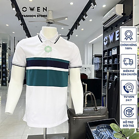 Áo Polo nam Owen sợi Bạc hà mát lạnh thấm hút mồ hôi APV231327
