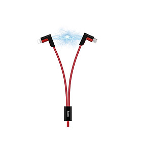 Mua Cáp sạc 2 Trong 1 đầu chữ L HoCo X12 cổng USB/Lightning - Hàng chính hãng