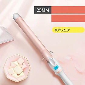 Máy làm xoăn tạo sóng cao cấp W888Y các mức chỉnh nhiệt-tặng lược,găng tay,kẹp tóc size 25mm