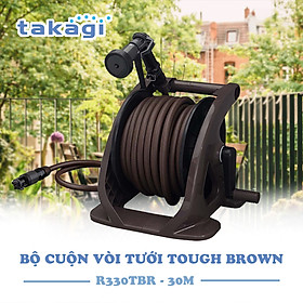 Bộ cuộn ống tưới cây 30m Tough Brown Takagi R330TBR