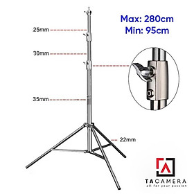 Mua Chân Đèn Inox Lớn - J288S 2 8m