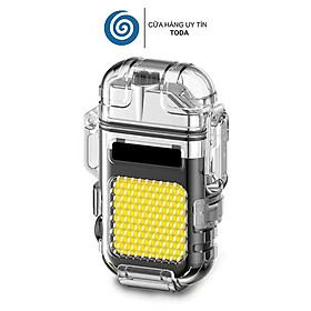 Mua Đèn Led Mini Siêu Sáng 4in1 Plasma đa chức năng có pin sạc USB C tạo nhiệt Plasma chống gió chống nước - Hàng Chính Hãng
