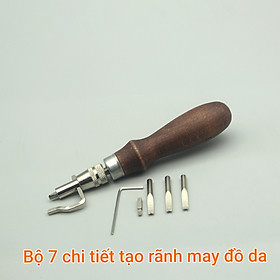 Bộ 7 dụng cụ tạo rãnh may đồ da