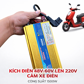 Mua Inverter 48V-60V Lên 220V Cho Xe Điện – Bộ Chuyển Đổi Điện An Toàn  Dễ Sử Dụng  Có Sẵn Jack