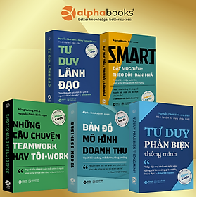 Combo Flashcard Kỹ Năng Lãnh Đạo: Tư Duy Lãnh Đạo + Tư Duy Phản Biện + Bản Đồ Mô Hình Doanh Thu + SMART Goal + Những Câu Chuyện Teamwork Hay Tôi-work - Proud Poet Editorial Team
