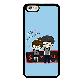 Ốp lưng dành cho điện thoại Iphone 6 Anime Couple LOVE