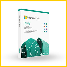 Mua OFFICE 365 FAMILY -  1 Tài Khoản 5 Thiết bị 1 Năm+ 1TB Lưu Trữ  - Hàng Chính Hãng
