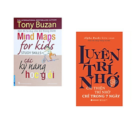 Combo 2 cuốn sách: Tony Buzan - Các Kỹ Năng Học Giỏi + Luyện Trí Nhớ