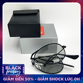 Mắt kính nam đổi màu dùng cả ngày và đêm DKYRBGDM. Gọng kính gấp gọn tiện lợi, đủ bộ hộp theo kính.