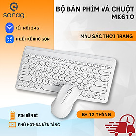 Bộ Bàn Phím Và Chuột Không Dây Hibow Colourlock - Hàng chính hãng