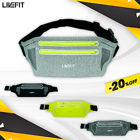 Túi đeo hông chạy bộ LiveFit cao cấp - Running Belt WB07