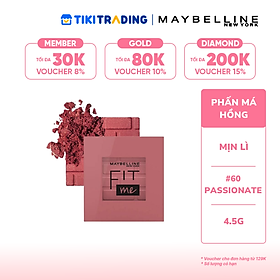 Phấn Má Hồng Maybelline Mịn Lì Chuẩn Màu 4.5g