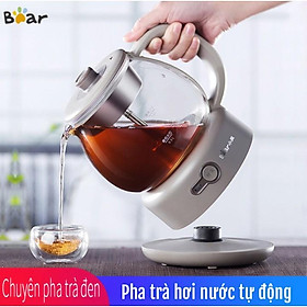 Máy pha trà hơi nước tự động gia dụng Bear