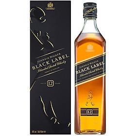 Rượu Johnnie Walker Black Label Blended Scotch Whisky 40 750ml Không Hộp