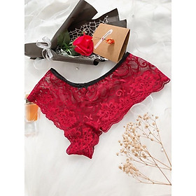 Athena red - Set lót ren áo bra không gọng mút mỏng