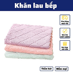 Mua Cuộn khăn lau bếp đa năng 2 mặt thấm hút cực tốt nhanh khô cao cấp siêu mềm mại size lớn thấm dầu mỡ