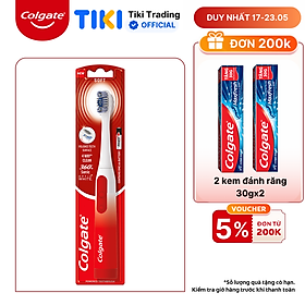 Bàn chải điện Colgate Sonic Optic White trắng sáng sóng âm