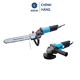 Bộ máy mài, cắt cầm tay đa năng Kachi MK190 + Tặng kèm lưỡi cưa xích (Kèm bộ phụ kiện) - Hàng chính hãng
