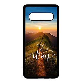 Ốp lưng điện thoại dành cho Samsung S10 Find the way