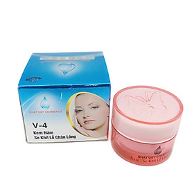 NHẬT VIỆT COSMETICS_ NGỌC TRAI ĐEN, SỮA ONG CHÚA_kem  nám, se khít lỗ chân lông V8 8g