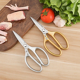 Kéo SK5 Kéo cắt đa năng siêu bén , dùng trong nhà bếp cắt thực phẩm , lưỡi thép , cán hợp kim nhôm cao cấp , phù hợp với mọi gia đình