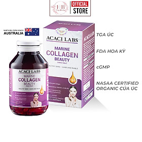 Viên uống Marine Collagen Beauty Acaci Labs Australia Giúp Da Căng Mịn, Ngăn Lão Hóa