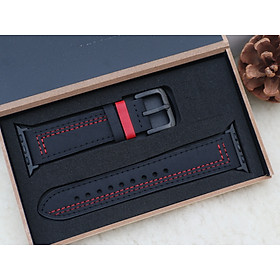 Mua Dây Da Đồng Hồ Da Bò Sáp ngựa điên nhiều màu thay thế dành cho Apple Watch