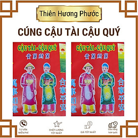 Cúng cầu tài cầu quý gồm quần áo tiền hàng mã các loại