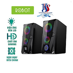 Mua Loa máy tính  Loa vi tính gamming Loa PC Loa ROBOT RS200 nhỏ gọn  giá rẻ có LED RGB đổi màu- Hàng chính hãng bảo hành 12 tháng