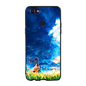 Ốp lưng viền TPU cho Oppo F5 - Little Girl