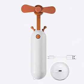 Mua Quạt cầm tay mini - Quạt cầm tay - Quạt mini - Quạt hình con vật ngộ nghĩnh
