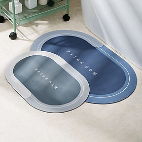 Thảm chùi chân Silicon Bathroom siêu thấm nước, chống trơn trượt