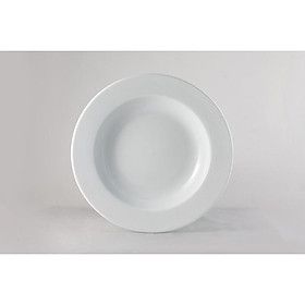 Đĩa sứ trắng bát tràng(đĩa cạn) hàng đẹp
