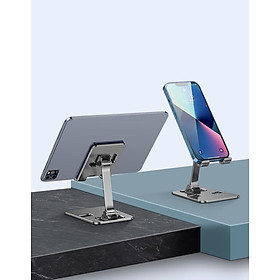 Mua Giá kệ đỡ dành cho điện thoại máy tính bảng hợp kim nhôm siêu mỏng nhẹ gấp gọn điều chỉnh nhiều nấc độ cao K3 - Hàng chính hãng