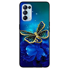 Ốp lưng dành cho Oppo Reno 5 mẫu Bướm Xanh