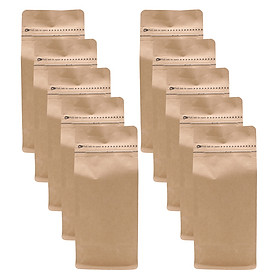 Túi Zip Giấy Kraft Đáy Bằng Pocket (10.5 x 24.5 cm)