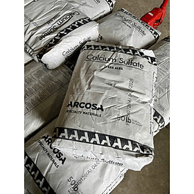 Calcium sulfate Mỹ 23kg thạch cao tinh khiết 99% dùng trong thực phẩm