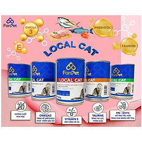 Pate lon Local Cat mèo con và mèo trưởng thành 400g 