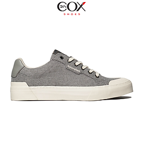 Giày Vải Sneaker Canvas Đế Bằng Nam DC30 Light Grey Dincox