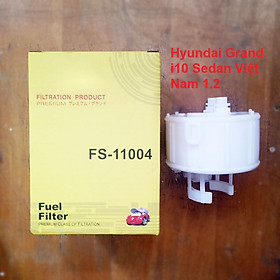Lọc xăng cho xe  Hyundai Grand i10 Sedan Việt Nam 1.2 2014, 2015, 2016, 2017 mã phụ tùng 31112-1R000 mã FS11004