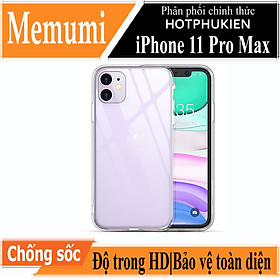 Ốp lưng chống sốc trong suốt cho iPhone 11 (6.1 inch) hiệu Memumi Glitter siêu mỏng 1.5mm độ trong tuyệt đối, chống trầy xước, chống ố vàng, tản nhiệt tốt - hàng nhập khẩu