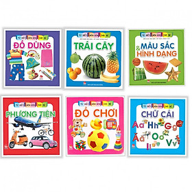 Combo Từ Điển Hình Ảnh Cho Bé - Giúp Bé Có Được Vốn Từ Cần Thiết: Đồ Dùng + Trái Cây + Màu Sắc Và Hình Dạng + Phương Tiện + Đồ Chơi + Chữ Cái - Tặng Kèm Bookmark Happy Life