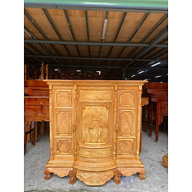 Tủ thờ gia tiên gỗ Gõ Đỏ, mẫu bụng phệ vân gỗ siêu đẹp. Hàng cao cấp nhiều kích thước (FREESHIP 60 KM )