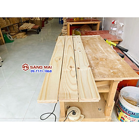 Mua  MS43  Combo 10 tấm gỗ thông dày 1cm x rộng 10cm x dài 120cm + láng mịn 4 mặt