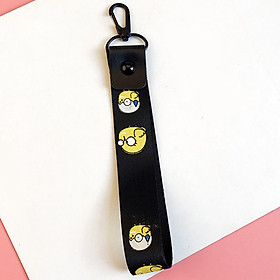 Móc khóa dây Strap dây vải DAY-DT-dây gà đen