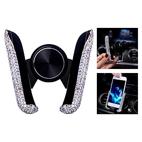 Bling Rhinestone Car Cell Phone Holder Mobile Phone Stand Mount