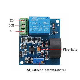 DC 12V 5A Overcurrent Protection Sensor Module AC Current Detection Relay Module Switch Output