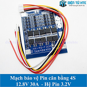 Mạch bảo vệ Pin cân bằng 4S 12.8V 30A (Hệ Pin 3.2V)