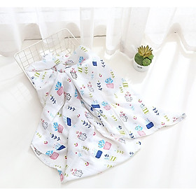 Khăn Tắm Em Bé Sợi Tre Bonny Cỡ Lớn 1m2x1m2 Siêu Mềm Và Thấm Hút (Được Chọn Họa Tiết)