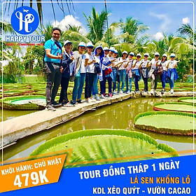 Tour Đồng Tháp - Vườn Ca Cao - Chùa Lá Sen - KDL Xẻo Quýt 01 Ngày